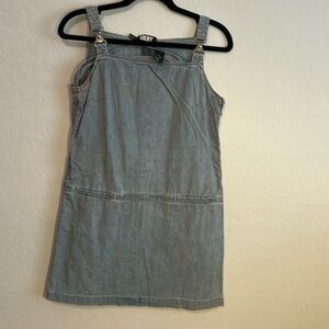 Vintage 1990s DKNY Denim Dress Size 6P.